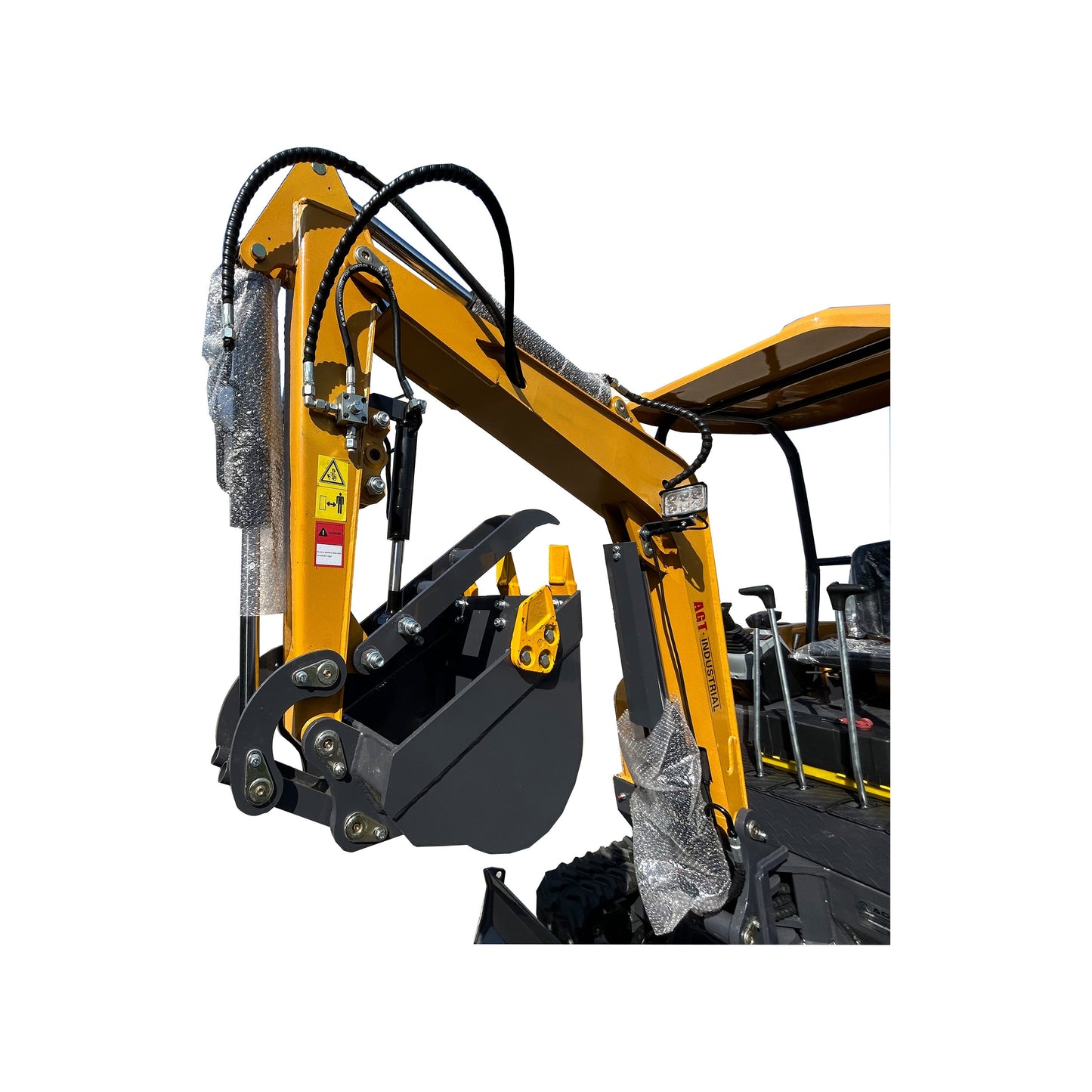 2 Ton Hydraulic Excavator Cab Crawler Type Engine-Powered Digger Gasoline Engine Bucket-equipped Excavator | MX50R