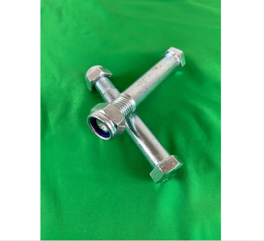 AGT Mini Excavator 0.98in/25mm Bucket Pins Bolt/Nut Connection Accessories 1 Set | AGT-25MMBKTPIN