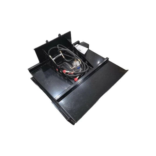 AGT 35in Mini Skid Steer Brush Cutter with 2 Blades Loader Attachments | M-RC