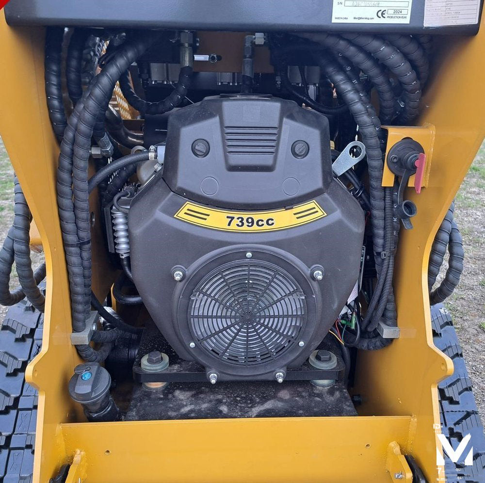 1 Ton Mini Crawler Skid Steer Compact Track Loader 23hp Gas RATO EPA Engine | CRT23