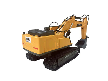 Alloy Remote Control Excavator Model with Interchangeable Attachments | WJMX-4D-E1