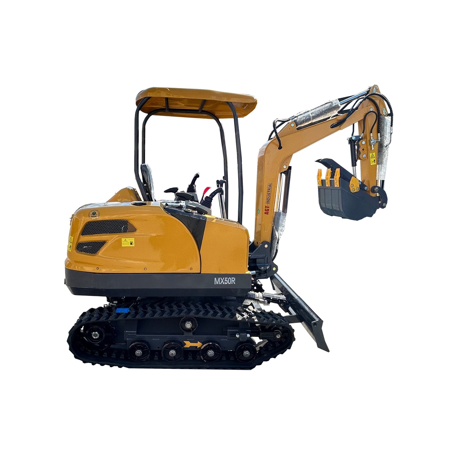 2 Ton Hydraulic Excavator Cab Crawler Type Engine-Powered Digger Gasoline Engine Bucket-equipped Excavator | MX50R