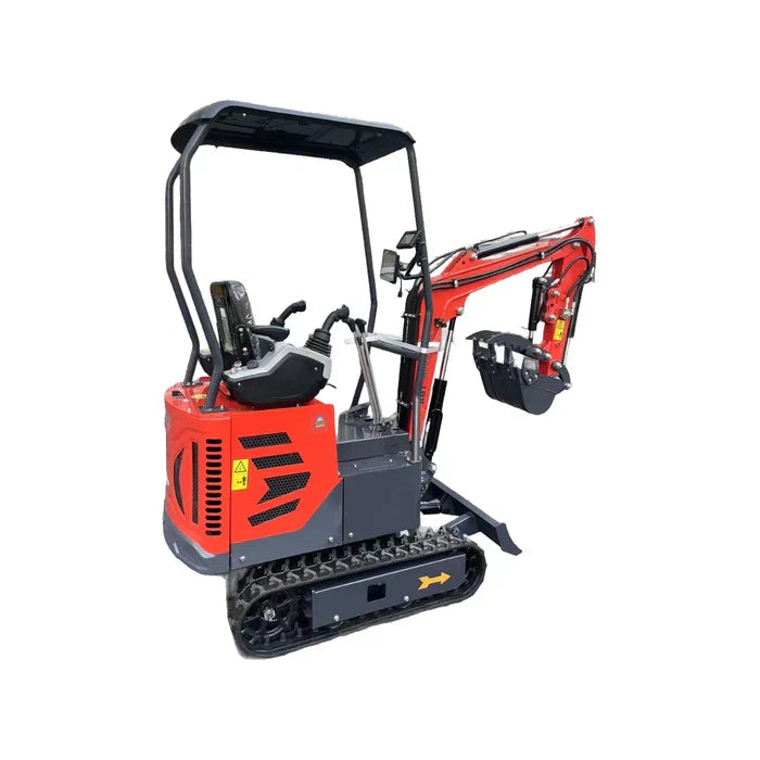 1 Ton, Upgraded Mini Excavator W/Pilot control & Swing Boom & Hydraulic Thumb | DM12X-PLUS