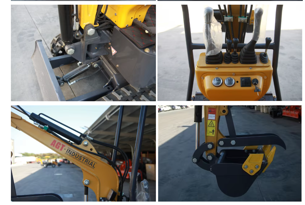 1 Ton, 13.5 HP Gasoline Engine (B&S) Epa/Ce  Mini Hydraulic Digger Excavator With Side Swing | DM12-C
