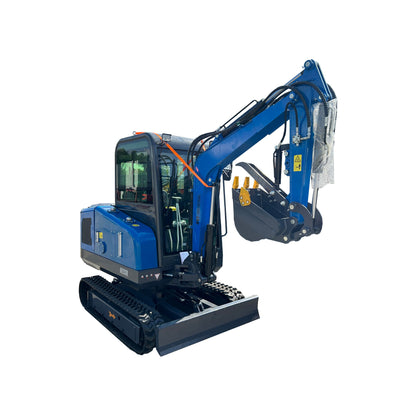 2 Ton Hydraulic Excavator Crawler Digger Gasoline Engine Excavator With Cab | MY50R