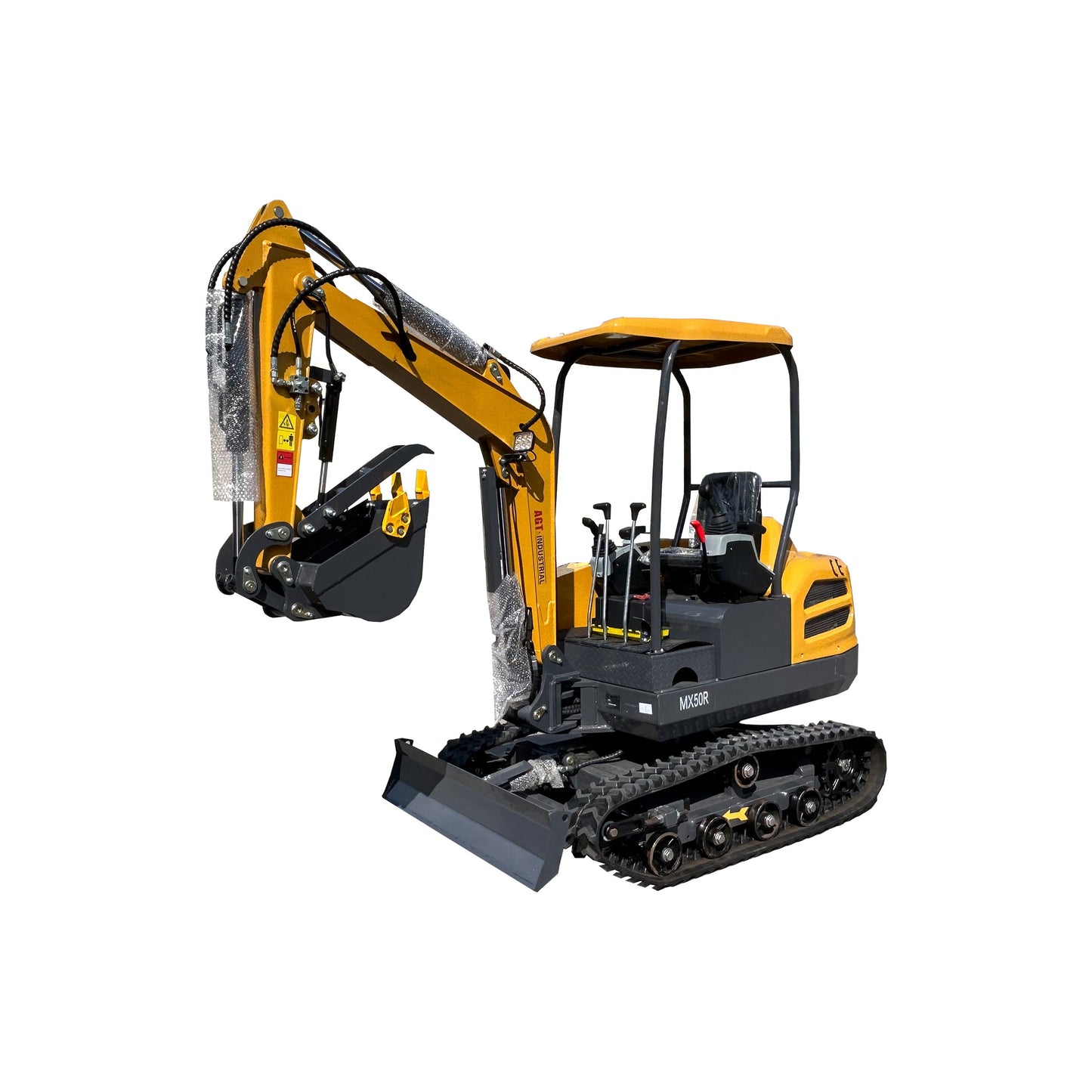2 Ton Hydraulic Excavator Cab Crawler Type Engine-Powered Digger Gasoline Engine Bucket-equipped Excavator | MX50R