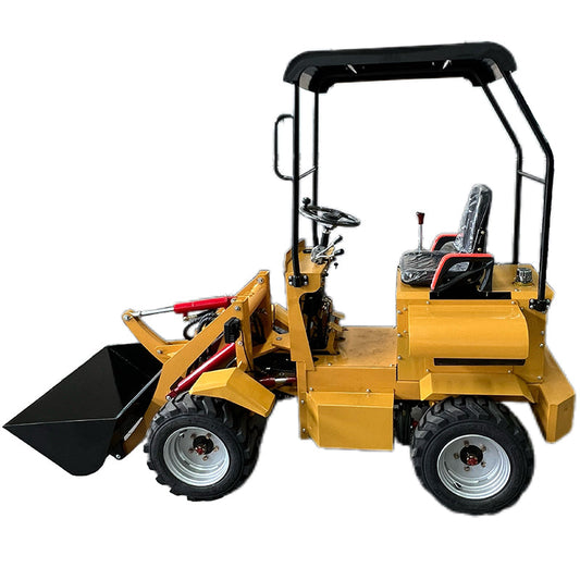 24HP RATO Gasoline Engine Mini Skid Compact Track Loader Wheeled | KRW23