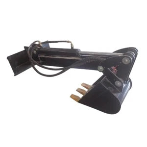 AGT 12" Digger Bucket Single Arm DiggerAttachment for Mini Skid Steer | M-DRG