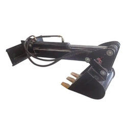 AGT 12" Digger Bucket Single Arm DiggerAttachment for Mini Skid Steer | M-DRG