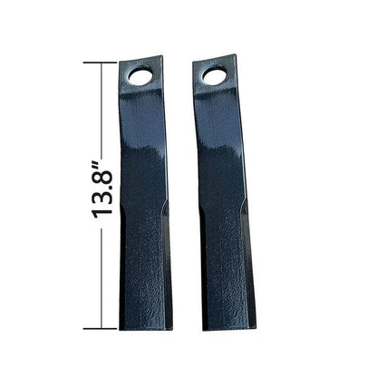 2pcs Skid Steer Brush Cutter Cutting Blades For Use With RC72/EXRC54 | AGT-RCBLD
