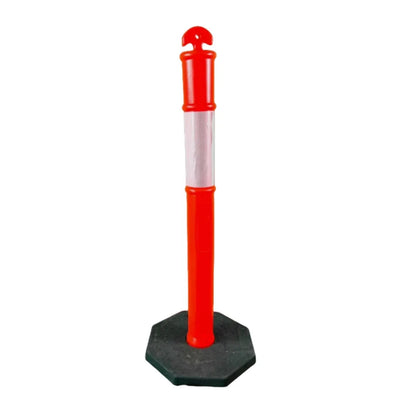 50Pcs 42in Linear Safety Cone Traffic Cones w/Base For Roads Warning Accessories | AGT-TBB