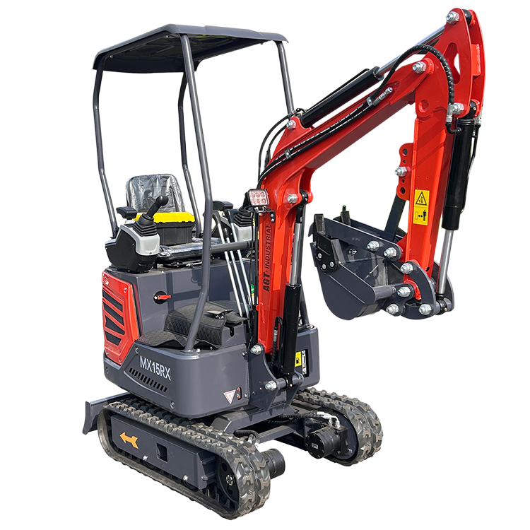 1 Ton 13.5 HP Mini Excavator with Rato R420D Gas Engine EPA | MX15RX