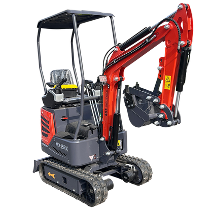 1 Ton 13.5 HP Mini Excavator with Rato R420D Gas Engine EPA | MX15RX