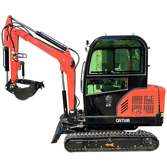 2.5 Ton Mini Excavator Rato Engine 21kW Gasoline Excavator Mini Digger With Hydraulic Thumb Digger | QNT50R