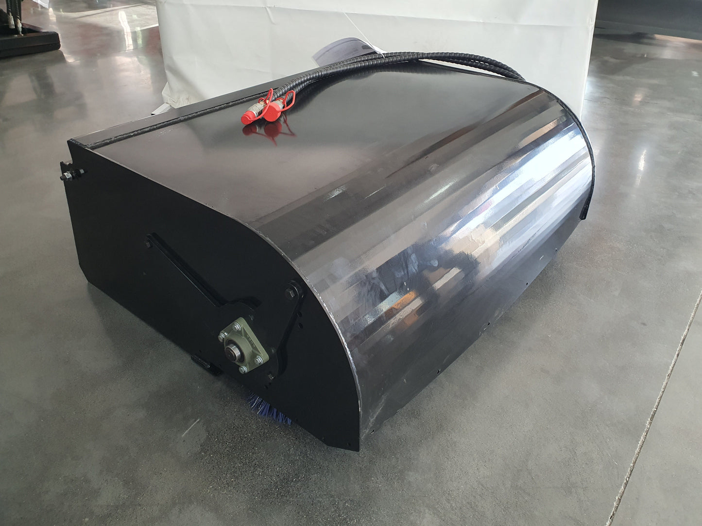 Broom Sweeper Attachment for Mini Skid Steers | M-BM