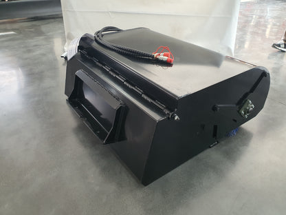 Broom Sweeper Attachment for Mini Skid Steers | M-BM