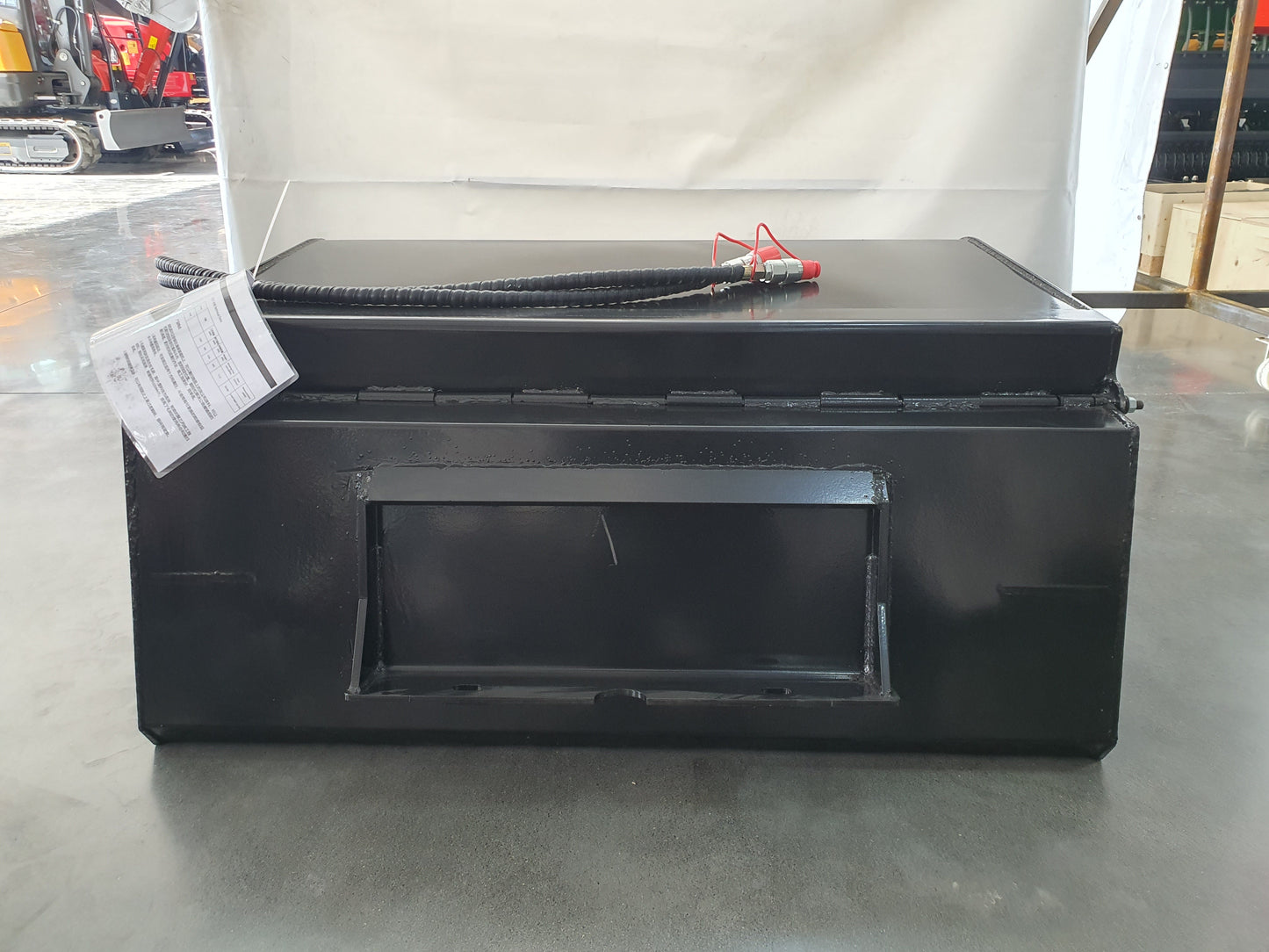 Broom Sweeper Attachment for Mini Skid Steers | M-BM