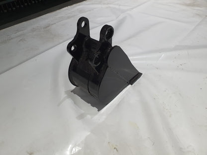 AGT New 8 in Toothless Bucket withoutTeeth 200MM for 1-2 ton Mini Excavator | 12EX-WD08B