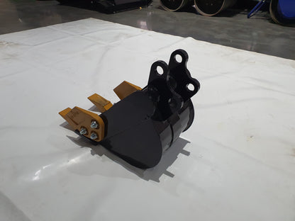 12in Tooth Bucket with Teeth For H12/QH12 Mini Excavator Digger Attachment | 12EX-WD12