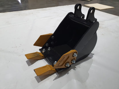 12in Tooth Bucket with Teeth For H12/QH12 Mini Excavator Digger Attachment | 12EX-WD12