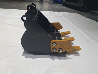 16" Bucket With Teeth For AGT Mini Excavators | 12EX-WD16
