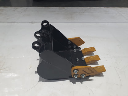 16" Bucket With Teeth For AGT Mini Excavators | 12EX-WD16