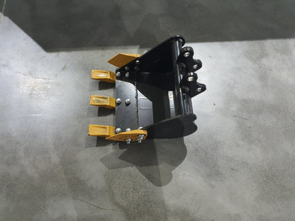 24" Bucket With Teeth For 1 Ton 2 Ton MiniExcavator | AGT-12EX-WD24