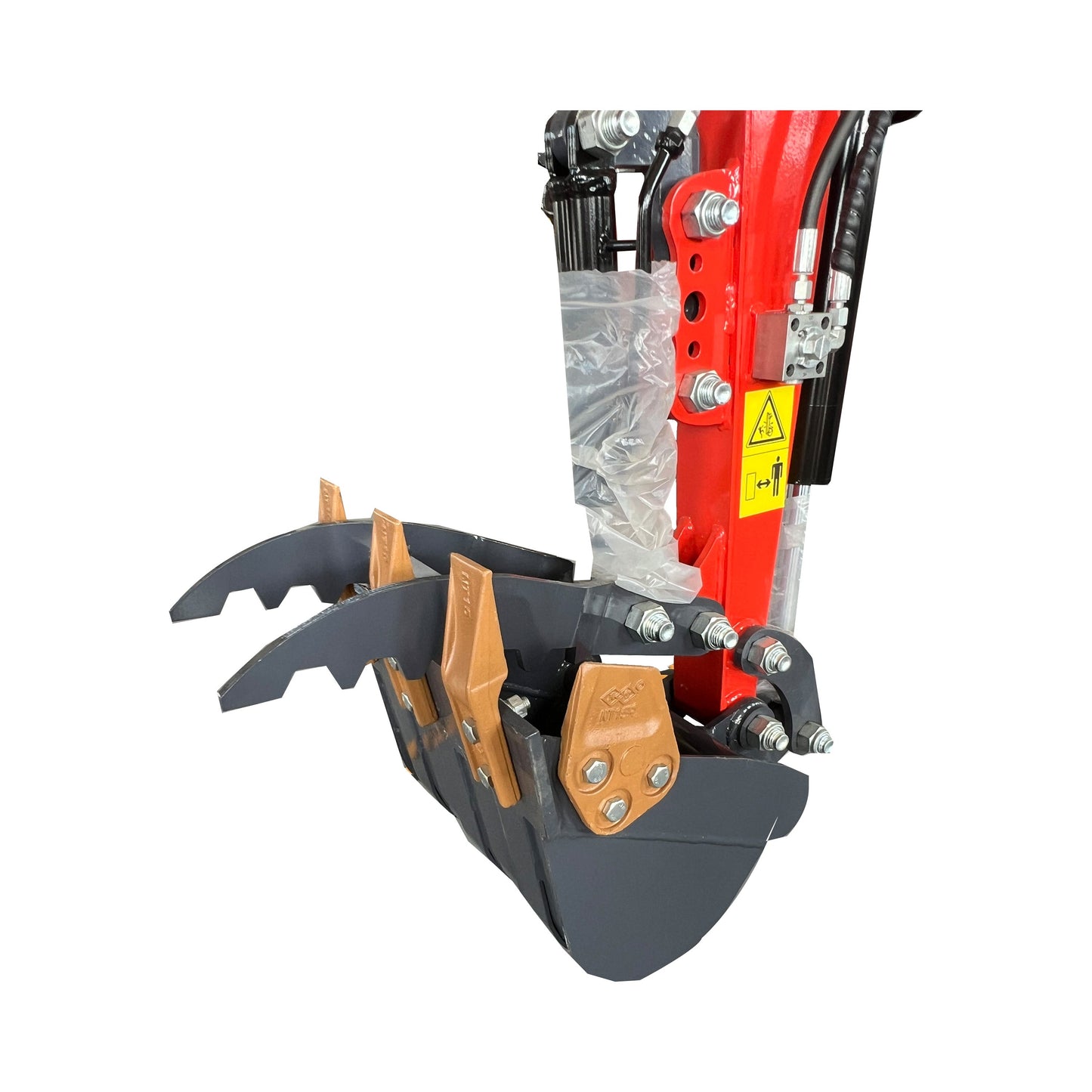 1 Ton,Upgraded Mini Excavator W/Pilot Control  & Swing Boom &Hydraulic Thumb | DM12X-C