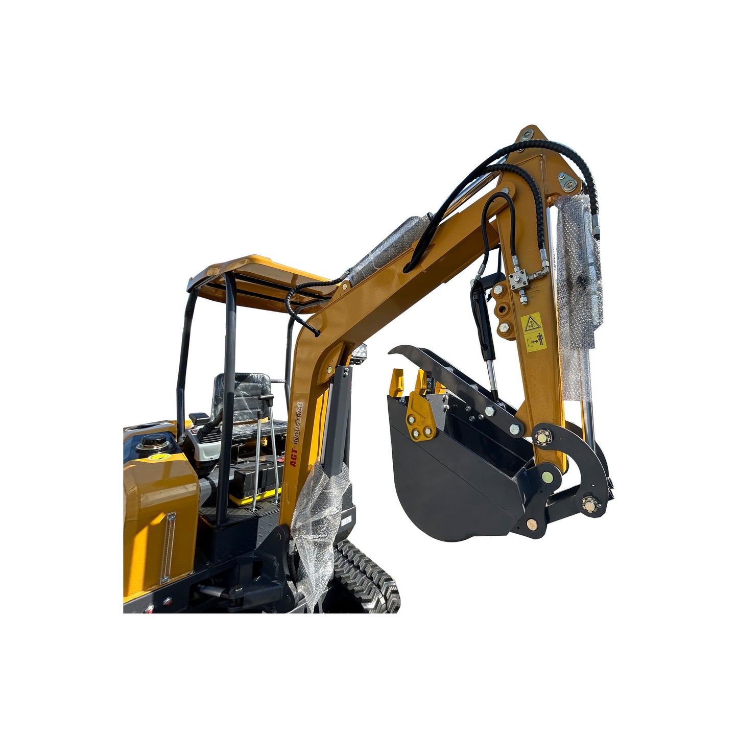2 Ton Hydraulic Excavator Cab Crawler Type Engine-Powered Digger Gasoline Engine Bucket-equipped Excavator | MX50R