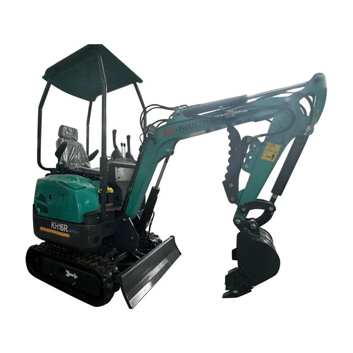 1 Ton Mini Excavator with Hydraulic Thumb Gasoline RATO Engine | KH16R