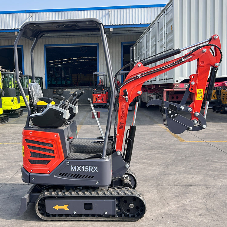 1 Ton 13.5 HP Mini Excavator with Rato R420D Gas Engine EPA | MX15RX
