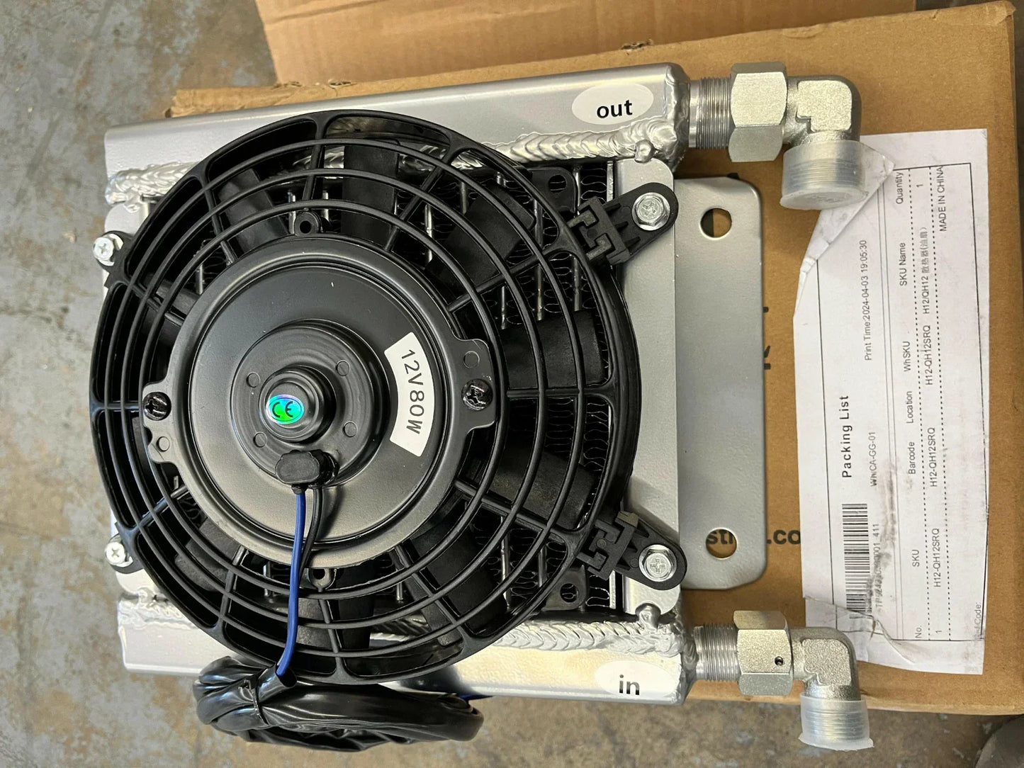 AGT Radiator Plus Hydraulic Fan For AGT 1-1.8Ton Mini Excavators | H12-QH12SRQ