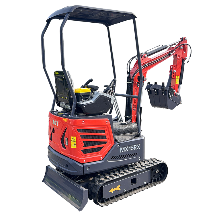 1 Ton 13.5 HP Mini Excavator with Rato R420D Gas Engine EPA | MX15RX