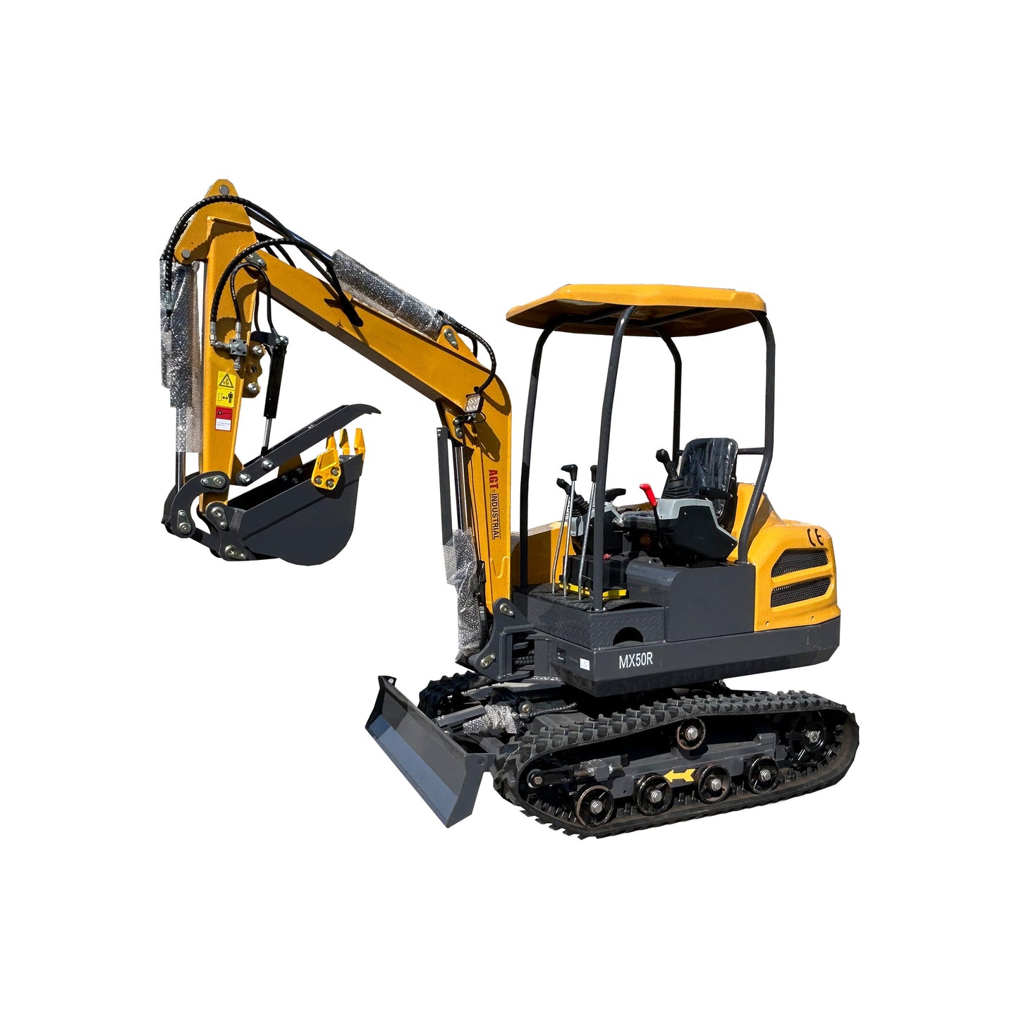 2 Ton Hydraulic Excavator Cab Crawler Type Engine-Powered Digger Gasoline Engine Bucket-equipped Excavator | MX50R