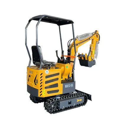 1 Ton, B&S Engine Mini  Excavator  W/Pilot Control & Led Light | MX12-B