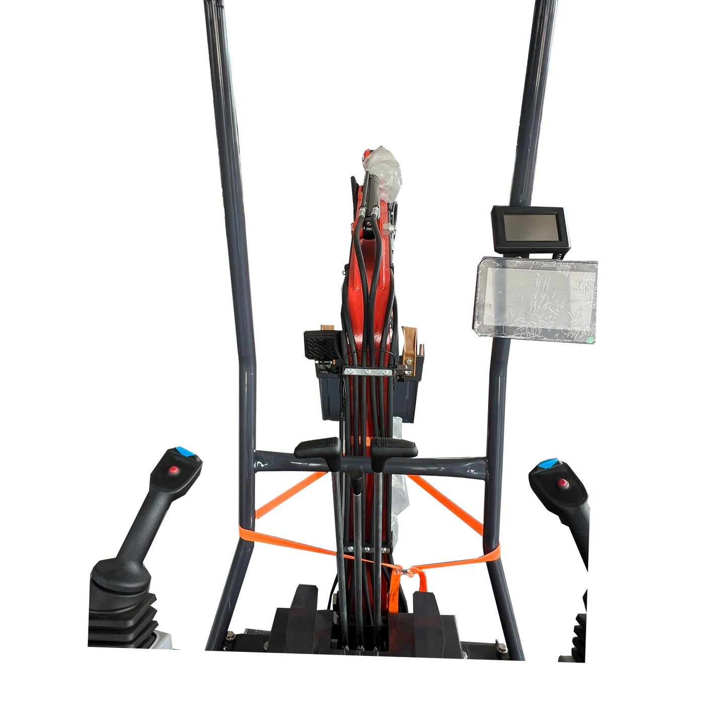 1 Ton,Upgraded Mini Excavator W/Pilot Control  & Swing Boom &Hydraulic Thumb | DM12X-C