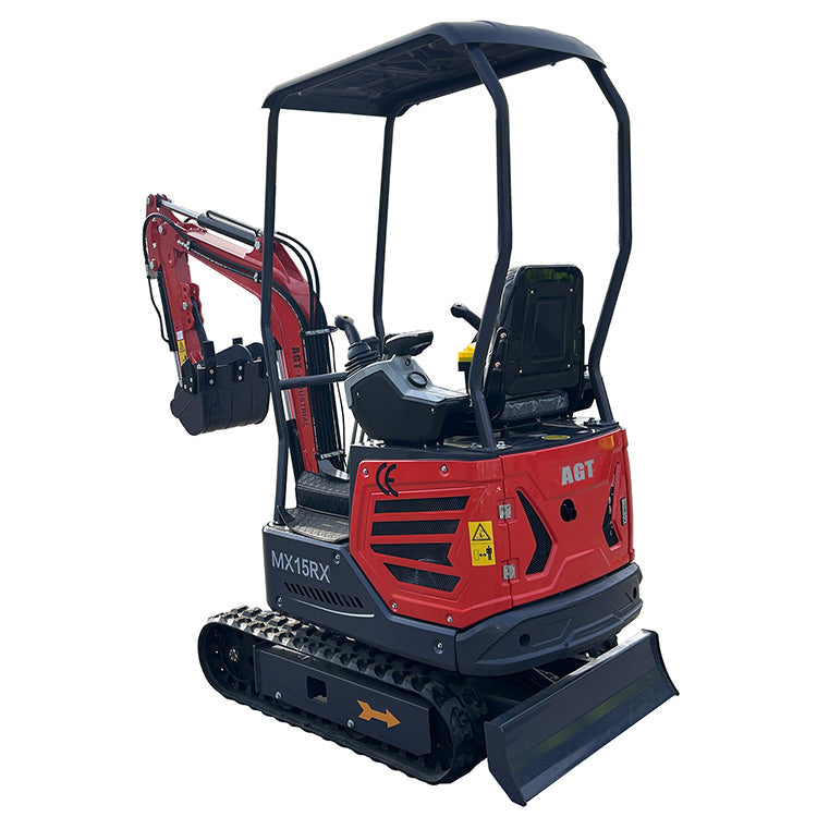 1 Ton 13.5 HP Mini Excavator with Rato R420D Gas Engine EPA | MX15RX