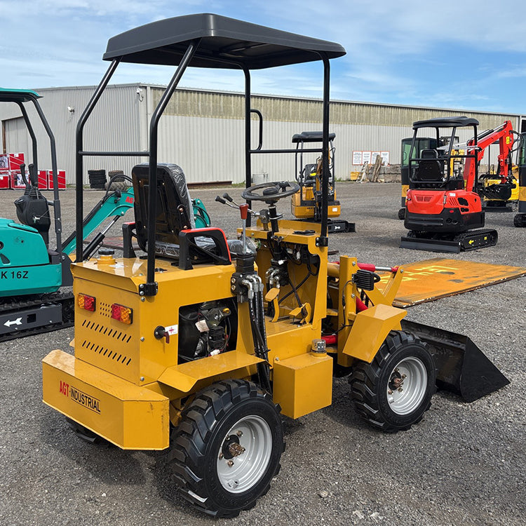 24HP RATO Gasoline Engine Mini Skid Compact Track Loader Wheeled | KRW23