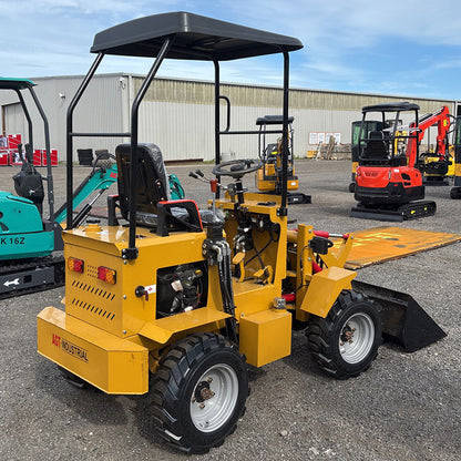 24HP RATO Gasoline Engine Mini Skid Compact Track Loader Wheeled | KRW23