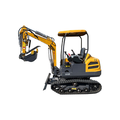 2 Ton Hydraulic Excavator Cab Crawler Type Engine-Powered Digger Gasoline Engine Bucket-equipped Excavator | MX50R