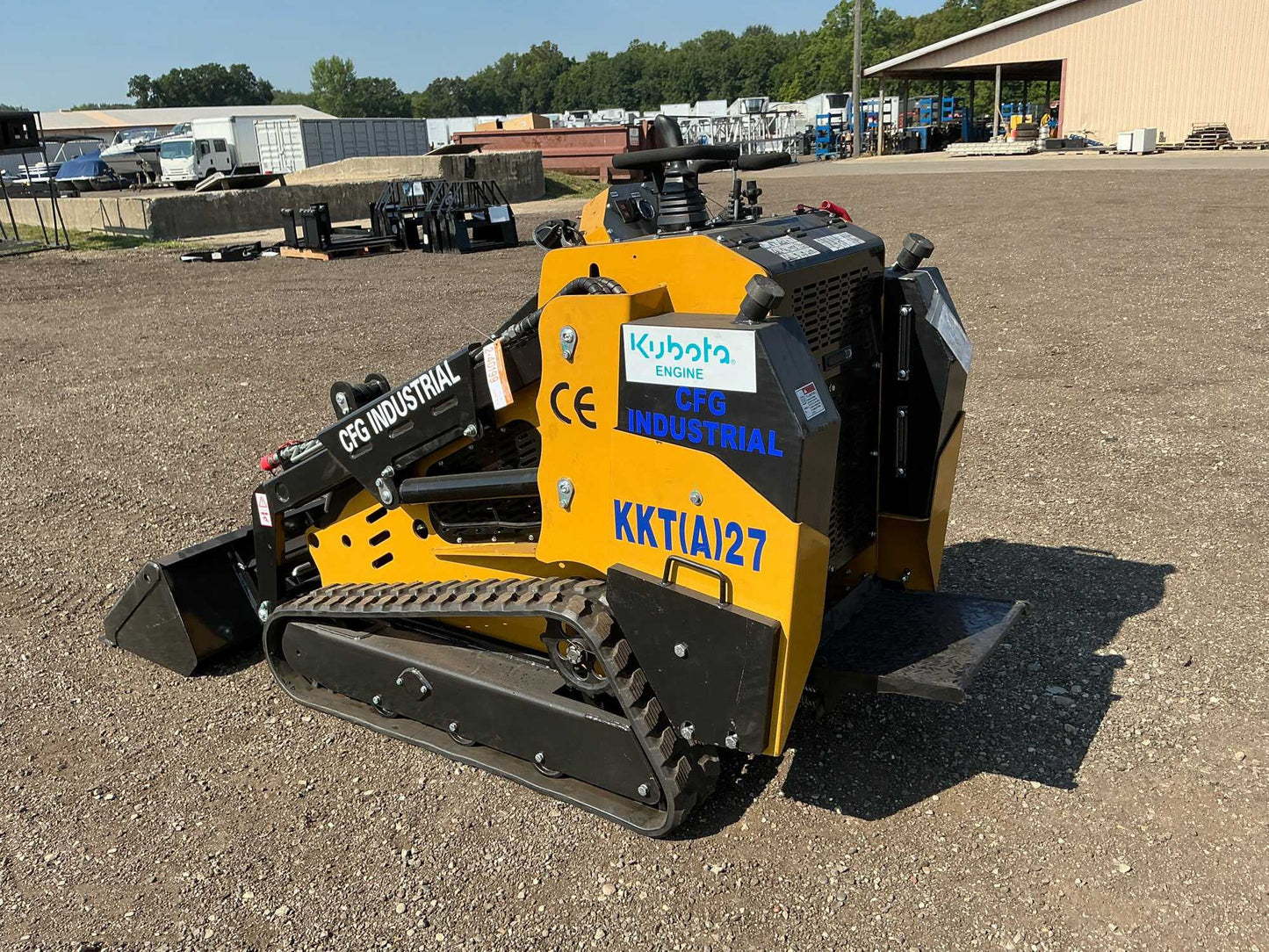 Mini Skid Steer Loader Crawler Diesel Kubota Engine | KKT27