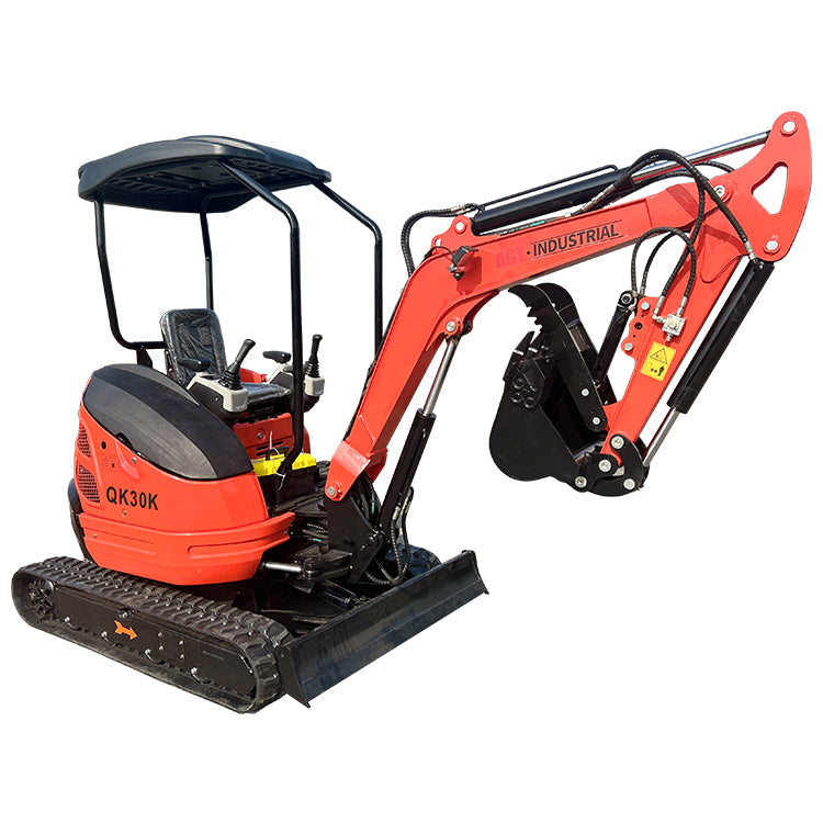 2.8 Ton Kubota Diesel Engine Minexcavator W/ Enclosed Cab | QK30K