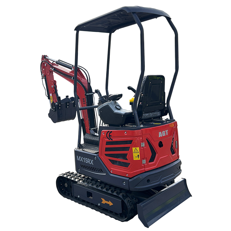 1 Ton 13.5 HP Mini Excavator with Rato R420D Gas Engine EPA | MX15RX