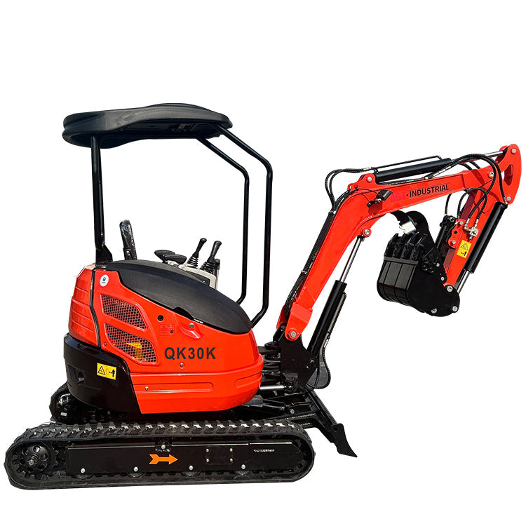 2.8 Ton Kubota Diesel Engine Minexcavator W/ Enclosed Cab | QK30K