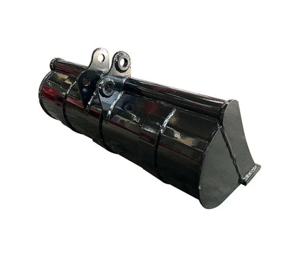 AGT 32" Toothless Bucket For 1-2ton Mini Excavators | 12EX-WD32B