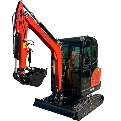 2.5 Ton Mini Excavator Rato Engine 21kW Gasoline Excavator Mini Digger With Hydraulic Thumb Digger | QNT50R