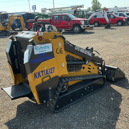 Mini Skid Steer Loader Crawler Diesel Kubota Engine | KKT27