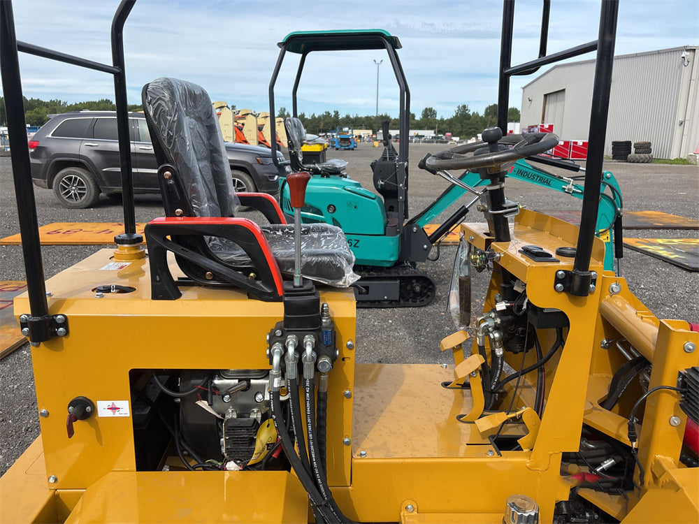 24HP RATO Gasoline Engine Mini Skid Compact Track Loader Wheeled | KRW23
