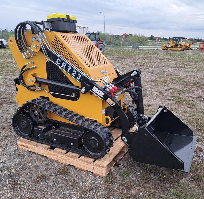 1 Ton Mini Crawler Skid Steer Compact Track Loader 23hp Gas RATO EPA Engine | CRT23