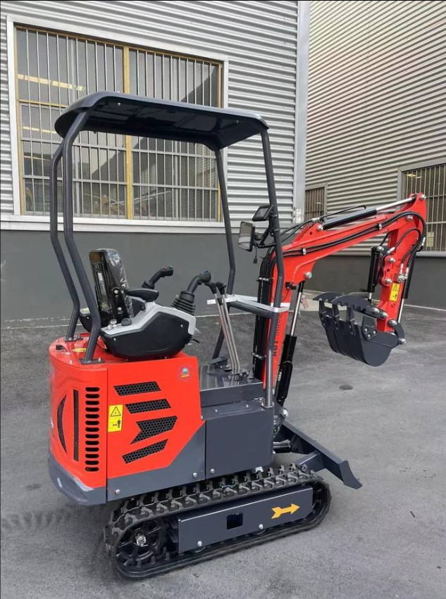 1 Ton, Upgraded Mini Excavator W/Pilot control & Swing Boom & Hydraulic Thumb | DM12X-PLUS